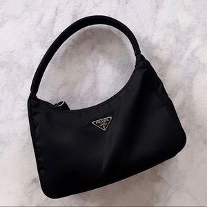 Vintage Prada nylon hobo bag